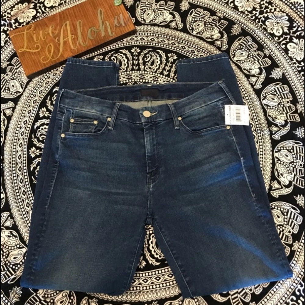 MOTHER The Looker Fast Times Cropped Jeans S: 27.